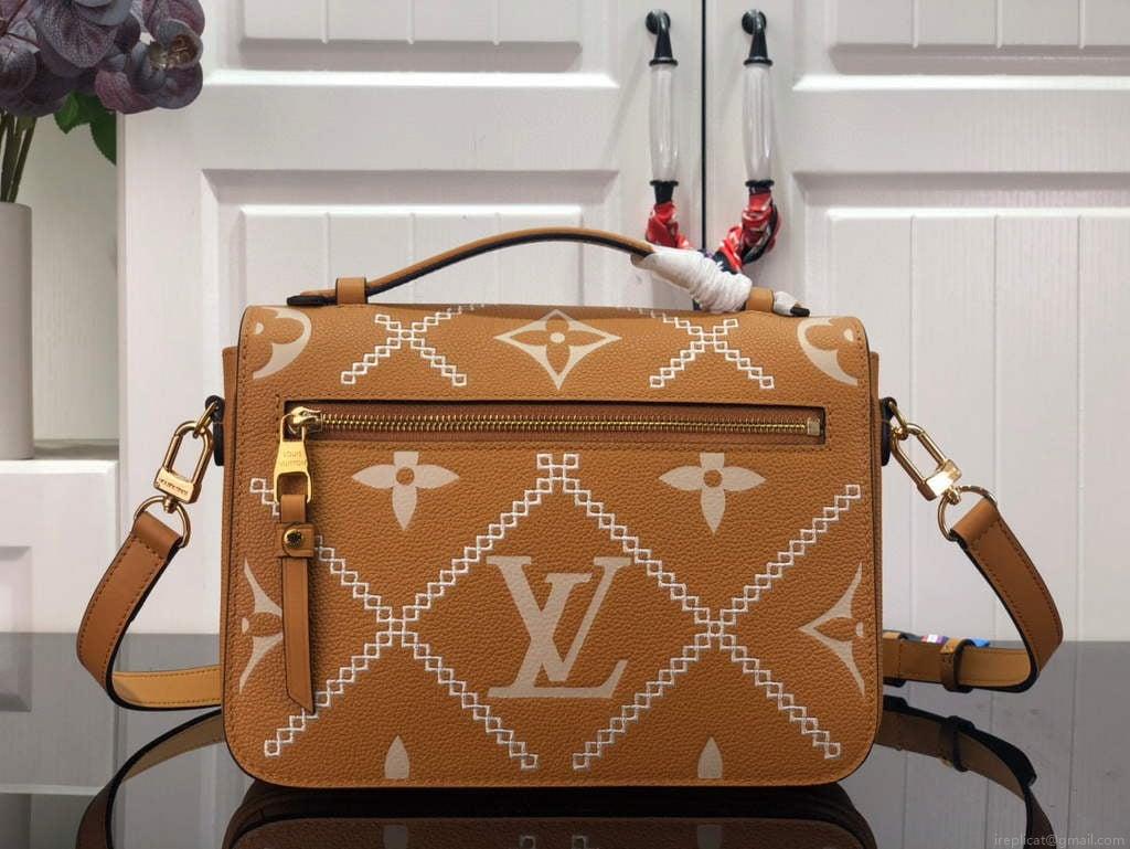 Louis Vuitton M46018 LV M46028 Pochette Metis Monogram Arizona Brown