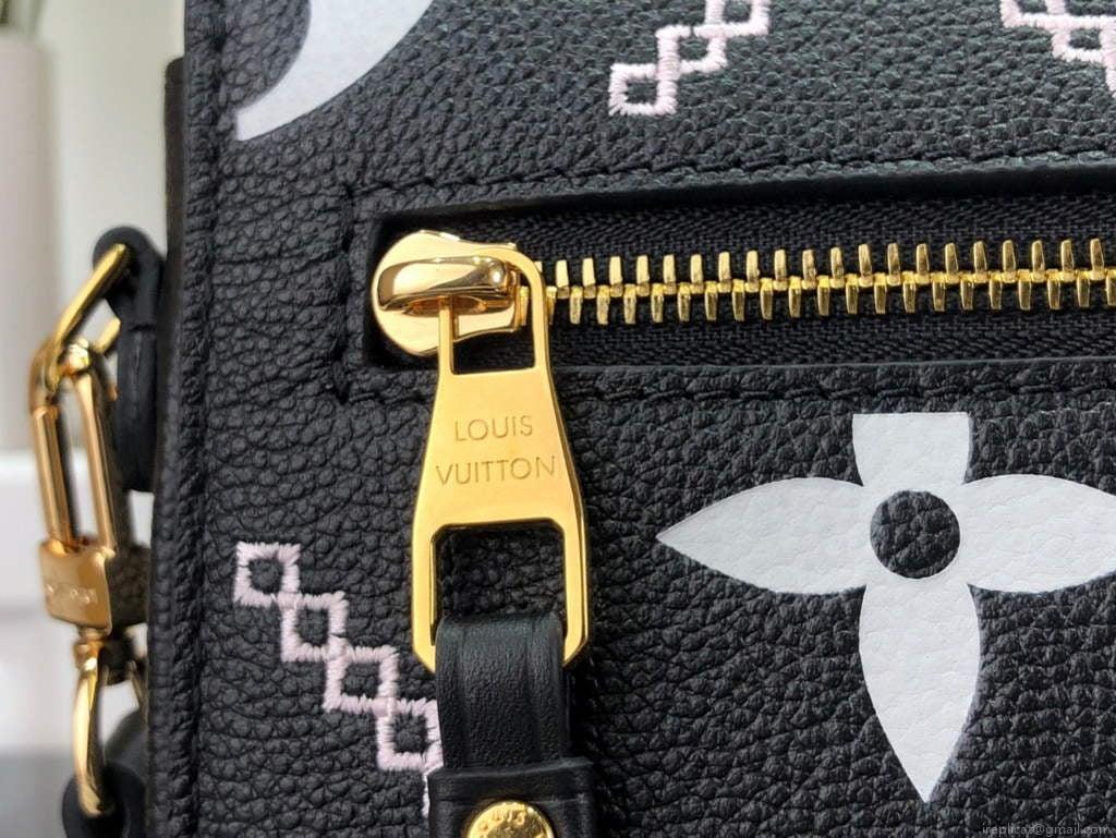 Louis Vuitton M46028 LV M46018 Pochette Metis Monogram Black