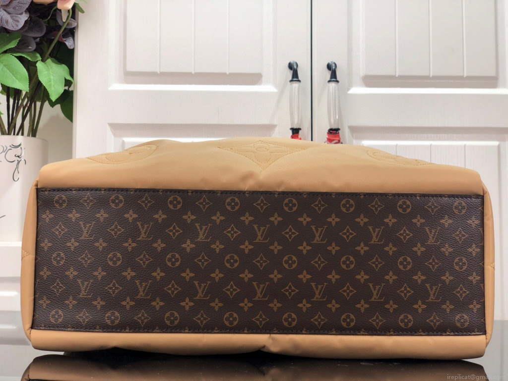 Louis Vuitton M59007 LV M59005 Onthego GM Bag Beige