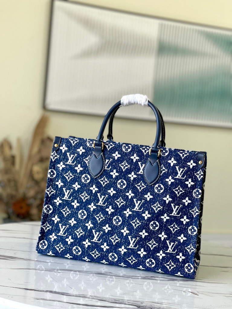 Louis Vuitton M59608 OnTheGo MM Tote bag Monogram Blue