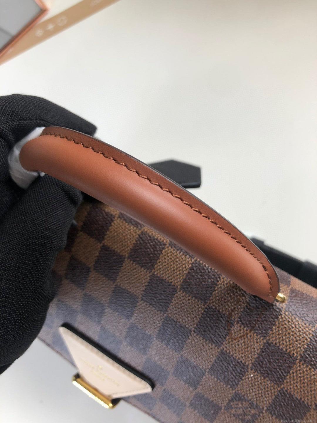 Louis Vuitton N40148 LV Trendy Crossbody Bag Damier Ebene Black