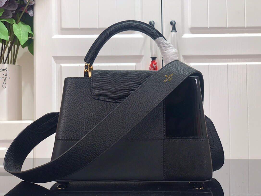 LV M59269 Louis Vuitton Capucines BB Handbag Black
