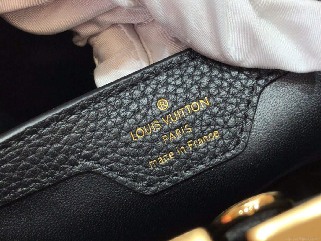 LV M59269 Louis Vuitton Capucines BB Handbag Black