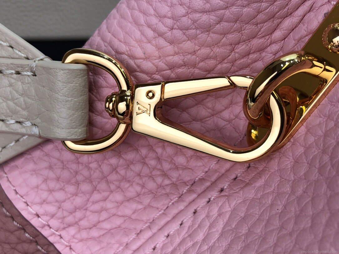 LV M59268 Louis Vuitton Capucines Mini Handbag M59269 Rose