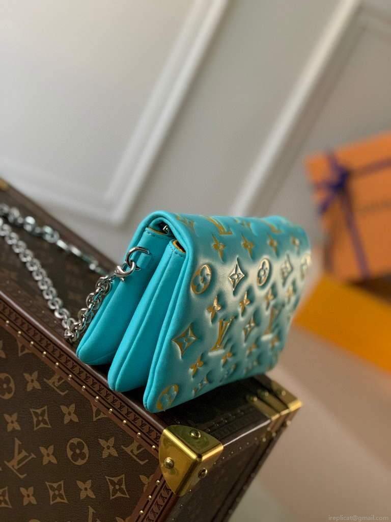 Louis Vuitton M80743 Pochette Coussin LV M80744 MINT and YELLOW