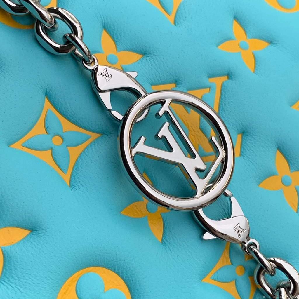 Louis Vuitton M80743 Pochette Coussin LV M80744 MINT and YELLOW