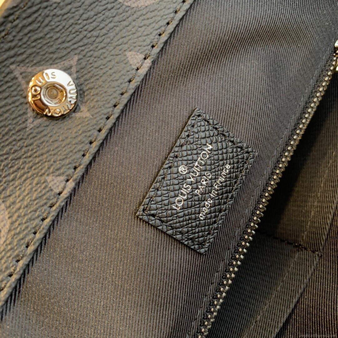 LV M30431 Louis Vuitton Split Tote Eclipse Black