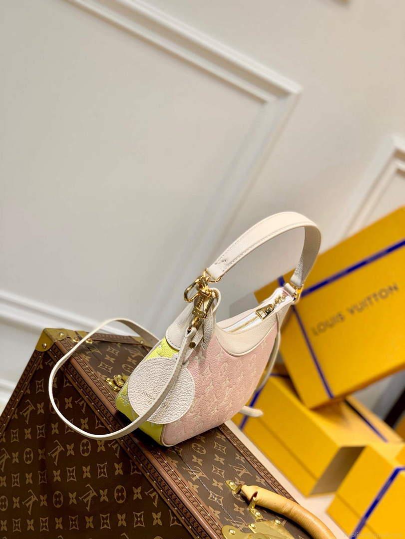LV M46113 Louis Vuitton Bagatelle BB Bag M46091 Pink