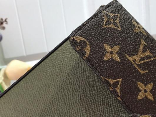 LV M30583 Louis Vuitton Pochette Voyage Steamer Bag Green
