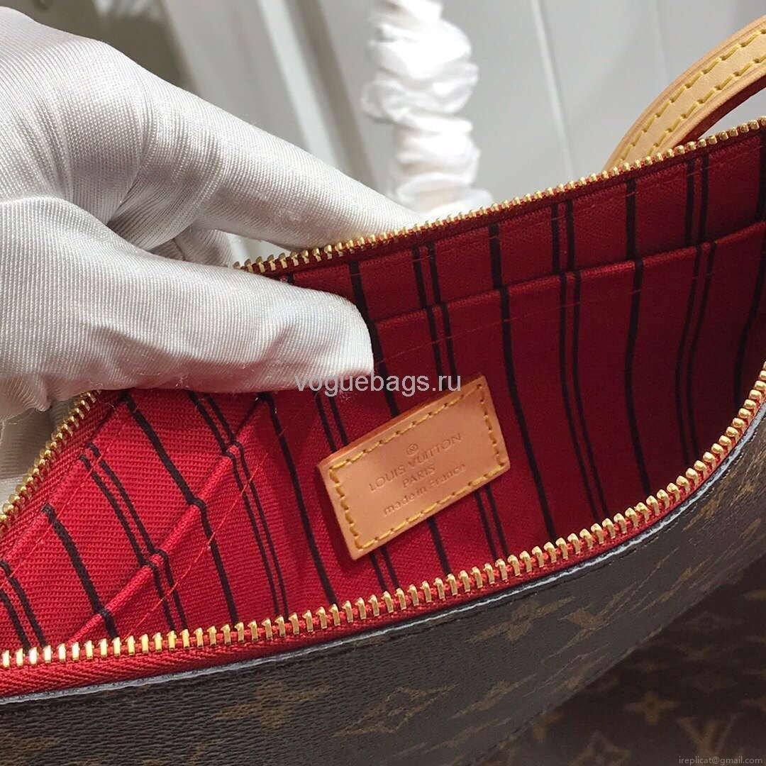 LV M41177 Louis Vuitton Neverfull MM Monogram M41178 Bag Red