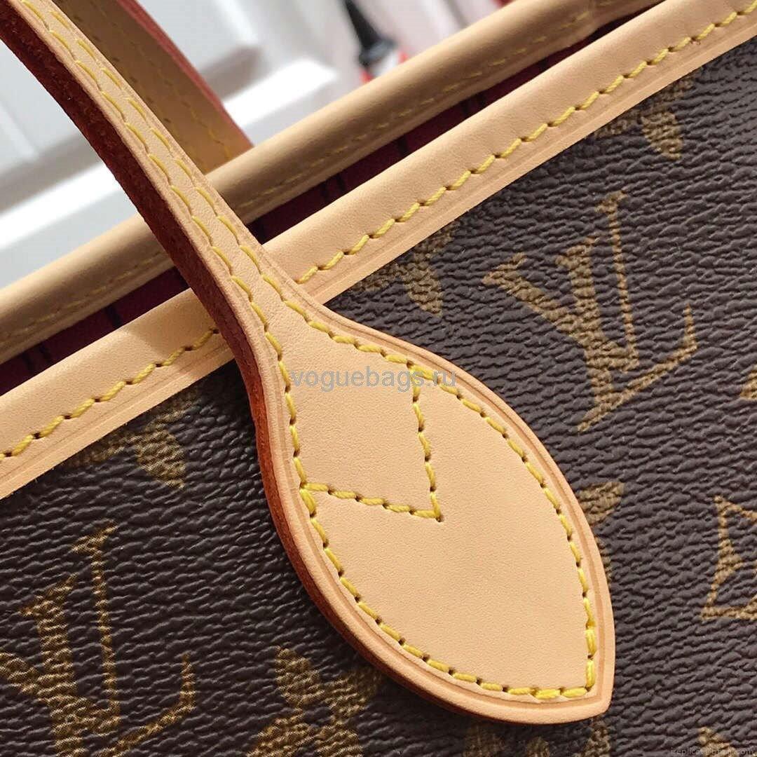 LV M41177 Louis Vuitton Neverfull MM Monogram M41178 Bag Red