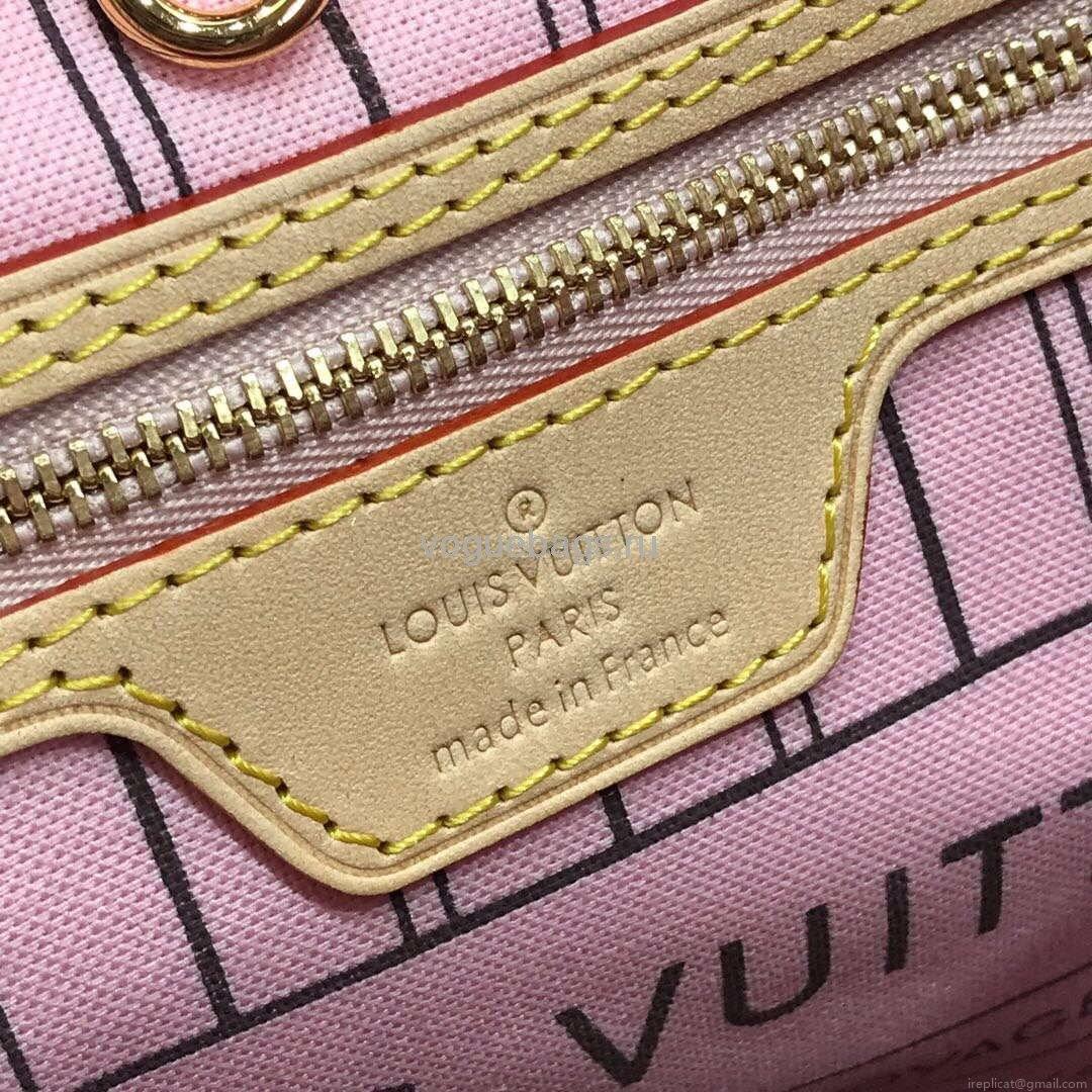 LV M41245 Louis Vuitton N41362 Neverfull PM Monogram Bag Pink