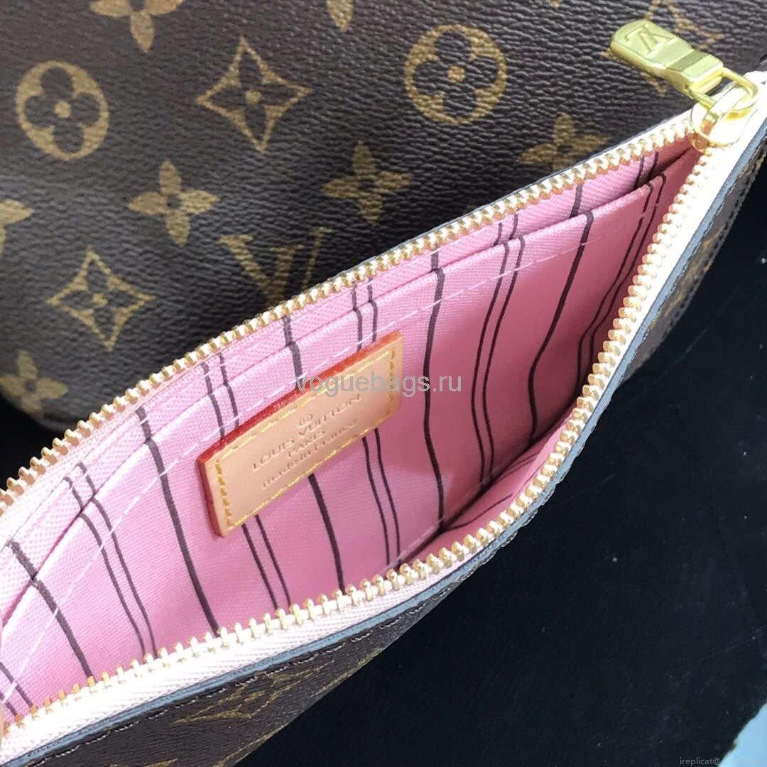 LV M41245 Louis Vuitton N41362 Neverfull PM Monogram Bag Pink