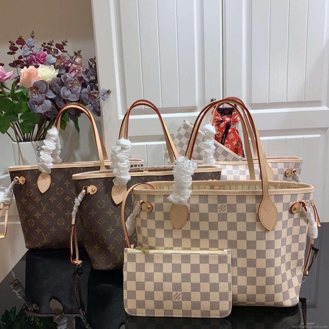 LV M41245 Louis Vuitton N41362 Neverfull PM Monogram Bag Pink