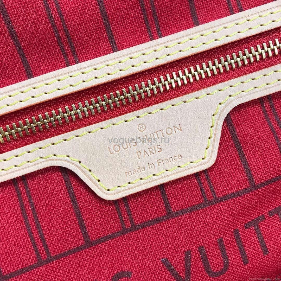 LV M41245 Louis Vuitton N41362 Neverfull PM Monogram Bag Red