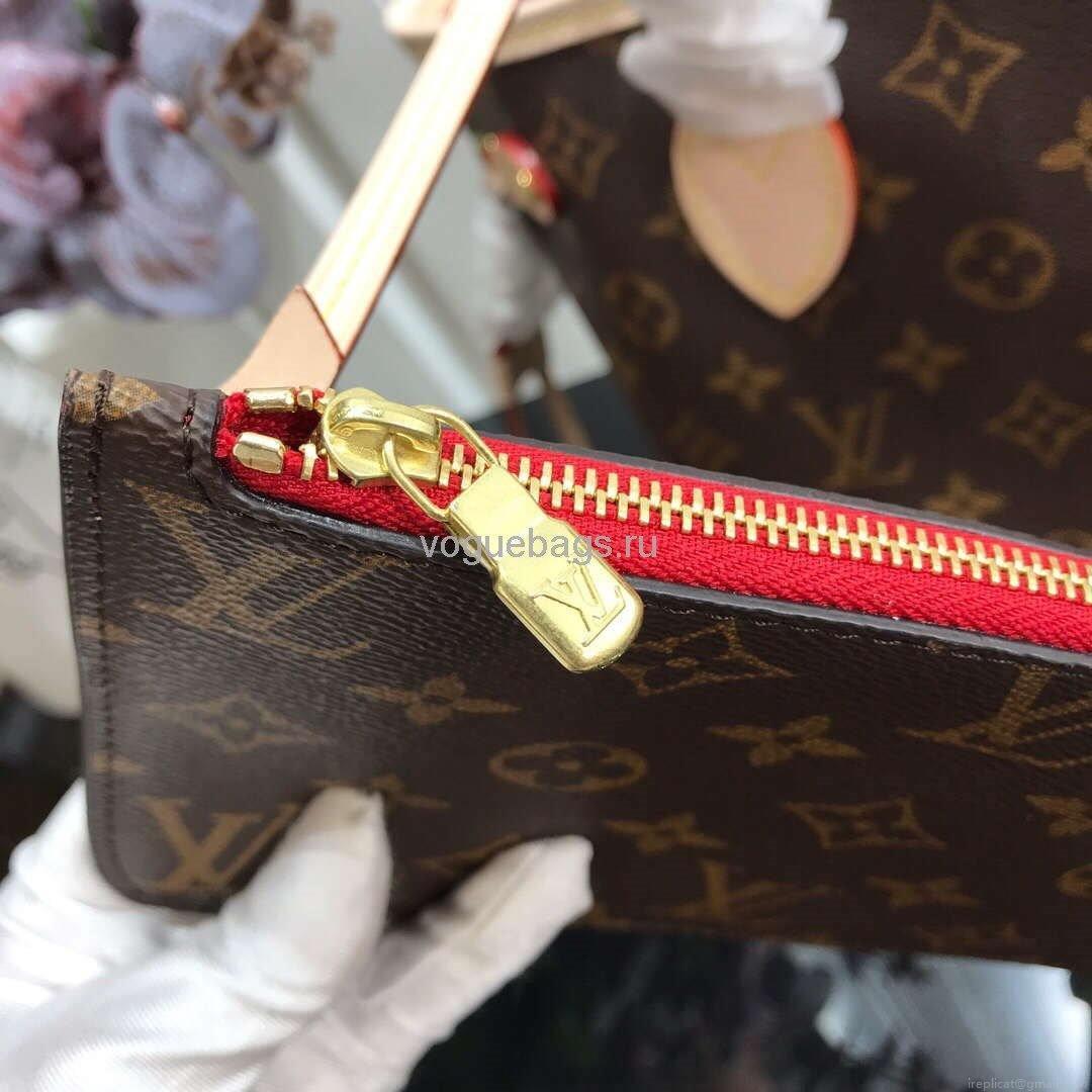 LV M41245 Louis Vuitton N41362 Neverfull PM Monogram Bag Red