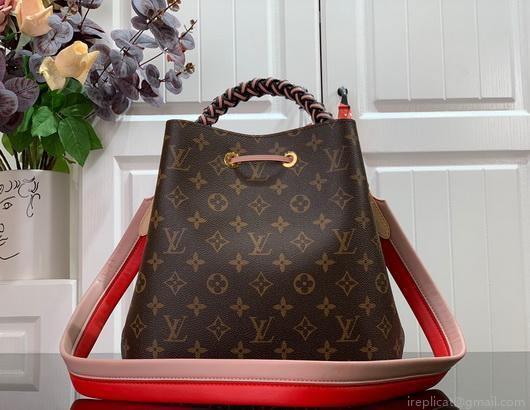 LV M44022 Louis Vuitton M45497 NÉONOÉ Shoulder Bag Pink