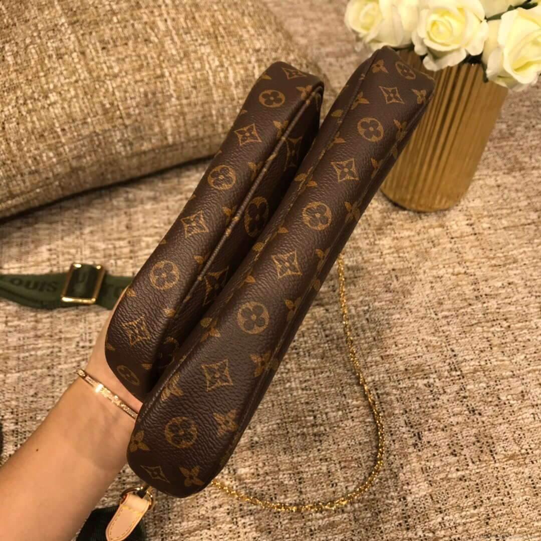 LV M44813 Louis Vuitton M44840 Multi Pochette M44990 Bag Green
