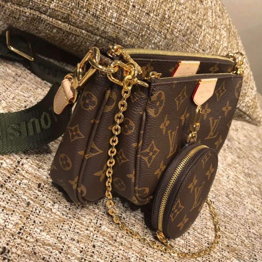 LV M44813 Louis Vuitton M44840 Multi Pochette M44990 Bag Green