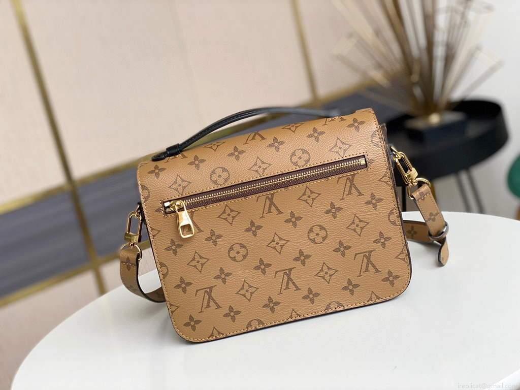 LV M44876 Louis Vuitton M44875 Pochette Metis Monogram Reverse canvas