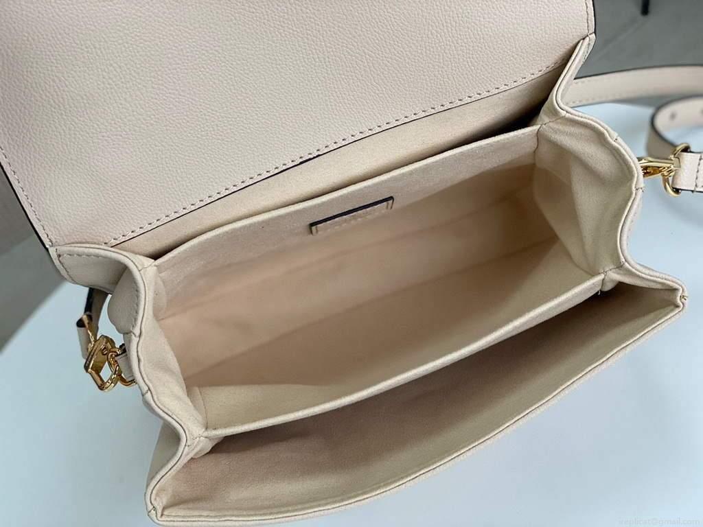 LV M45596 Louis Vuitton M45773 Pochette Metis Bag Cream and Rose Pink