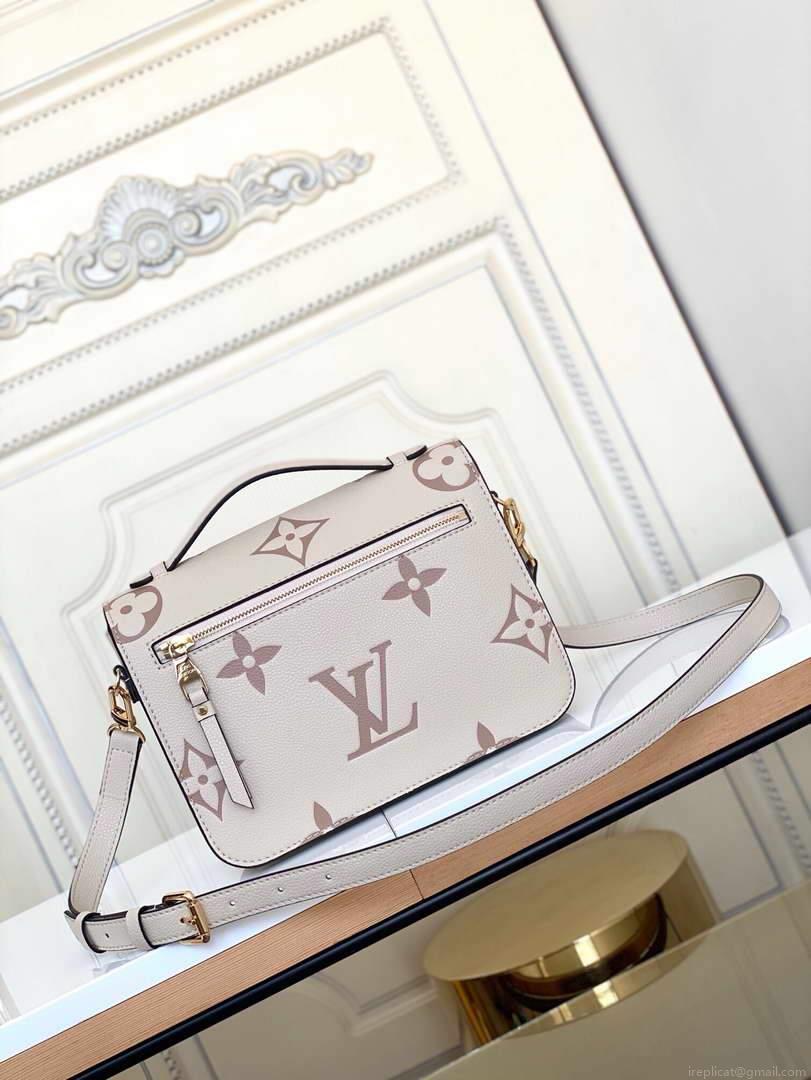LV M45596 Louis Vuitton Pochette Métis M45773 Bag Cream Pink