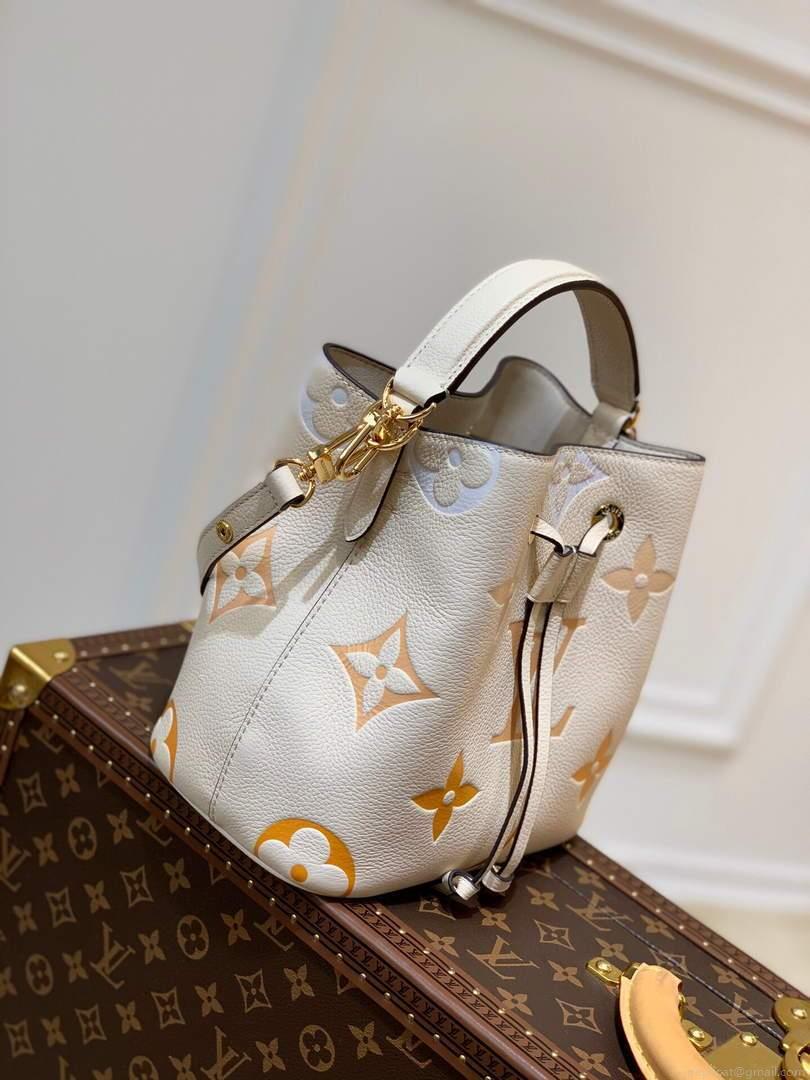 LV M45716 Louis Vuitton NÉONOÉ BB Bag Cream/Saffron