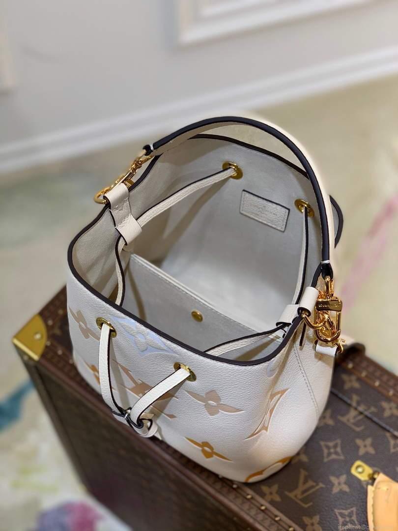 LV M45716 Louis Vuitton NÉONOÉ BB Bag Cream/Saffron