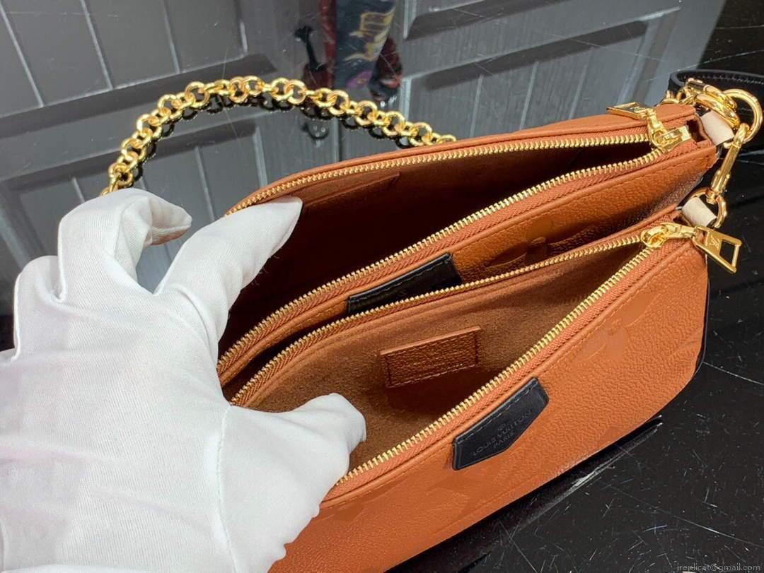 LV M45777 Louis Vuitton M80447 M80399 Multi Pochette Accessoires Bag Tan