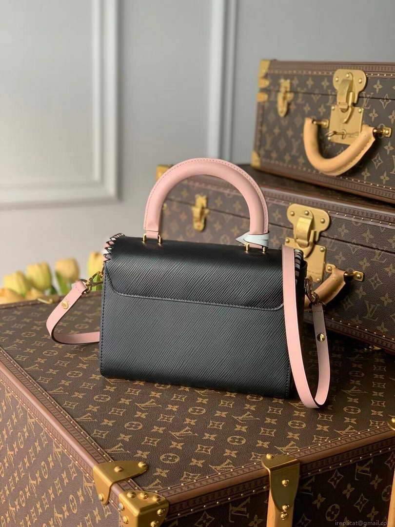 LV M50283 Louis Vuitton Twist MM Bag Black