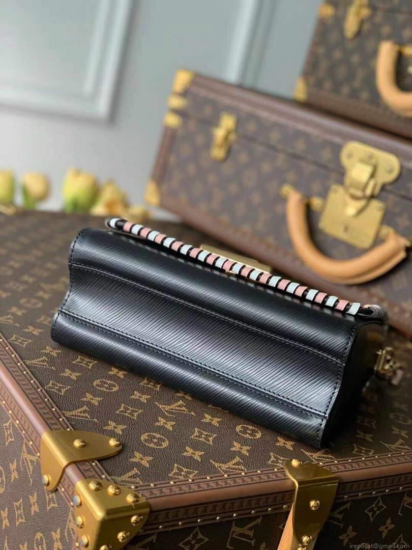 LV M50283 Louis Vuitton Twist MM Bag Black
