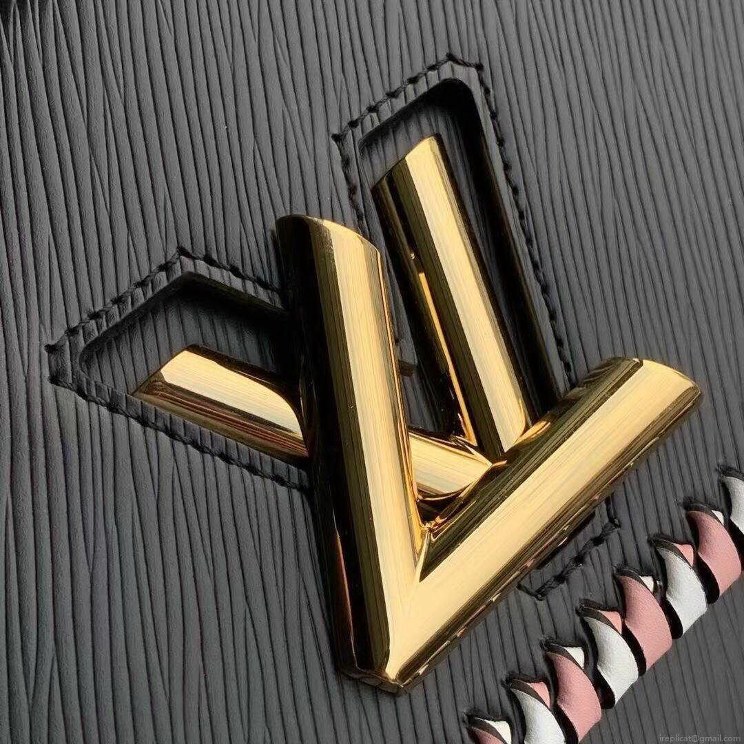 LV M50283 Louis Vuitton Twist MM Bag Black