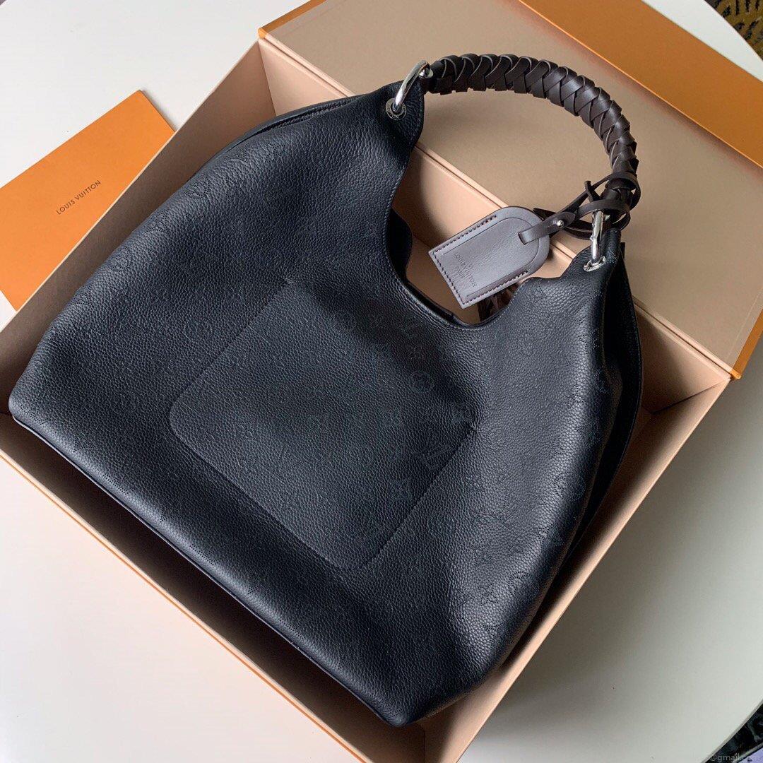 LV M52950 Louis Vuitton Carmel Mahina M53188 Bag Black