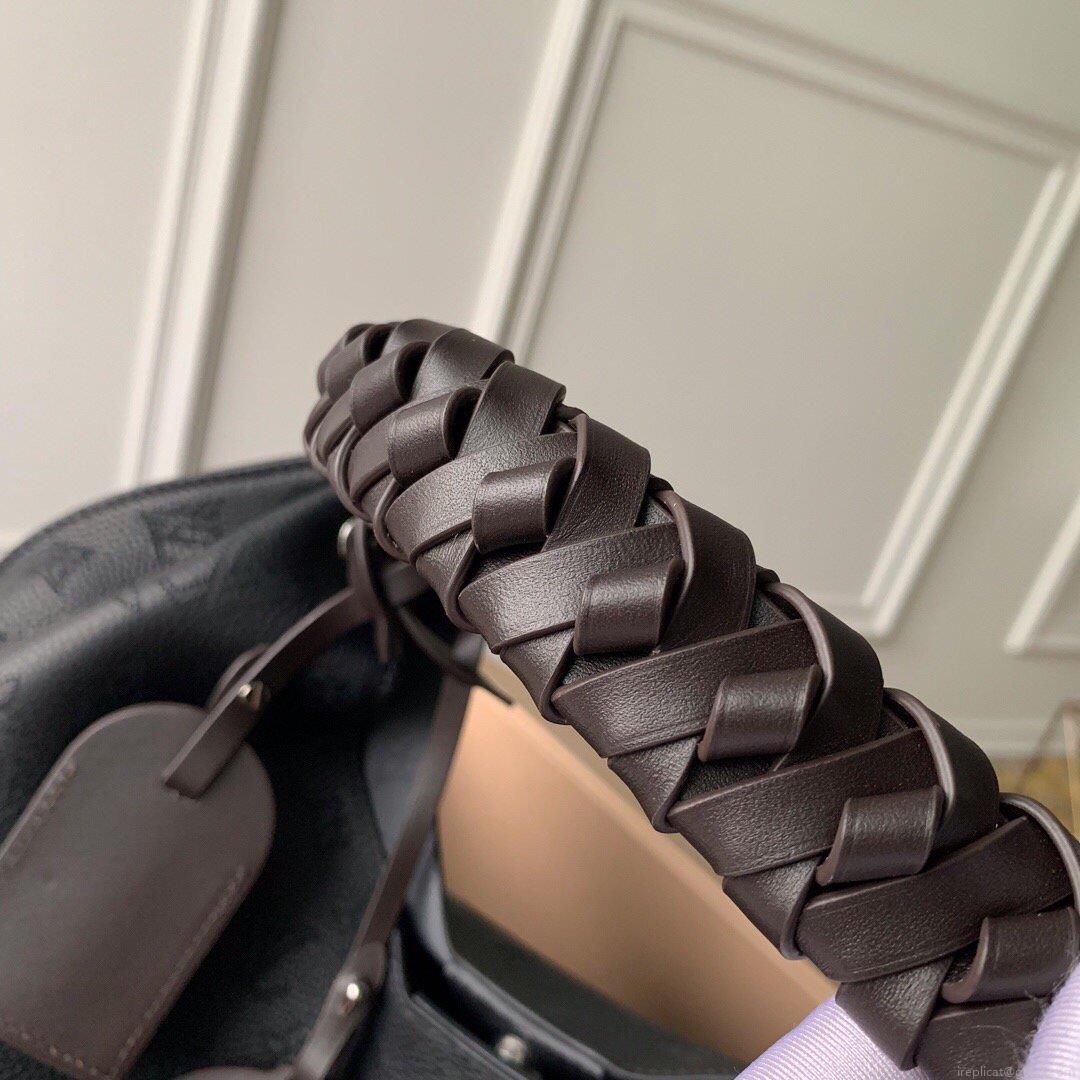 LV M52950 Louis Vuitton Carmel Mahina M53188 Bag Black