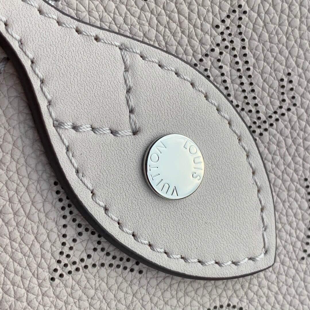LV M53140 Louis Vuitton Hina MM Mahina Bag M54354 Galet Gray