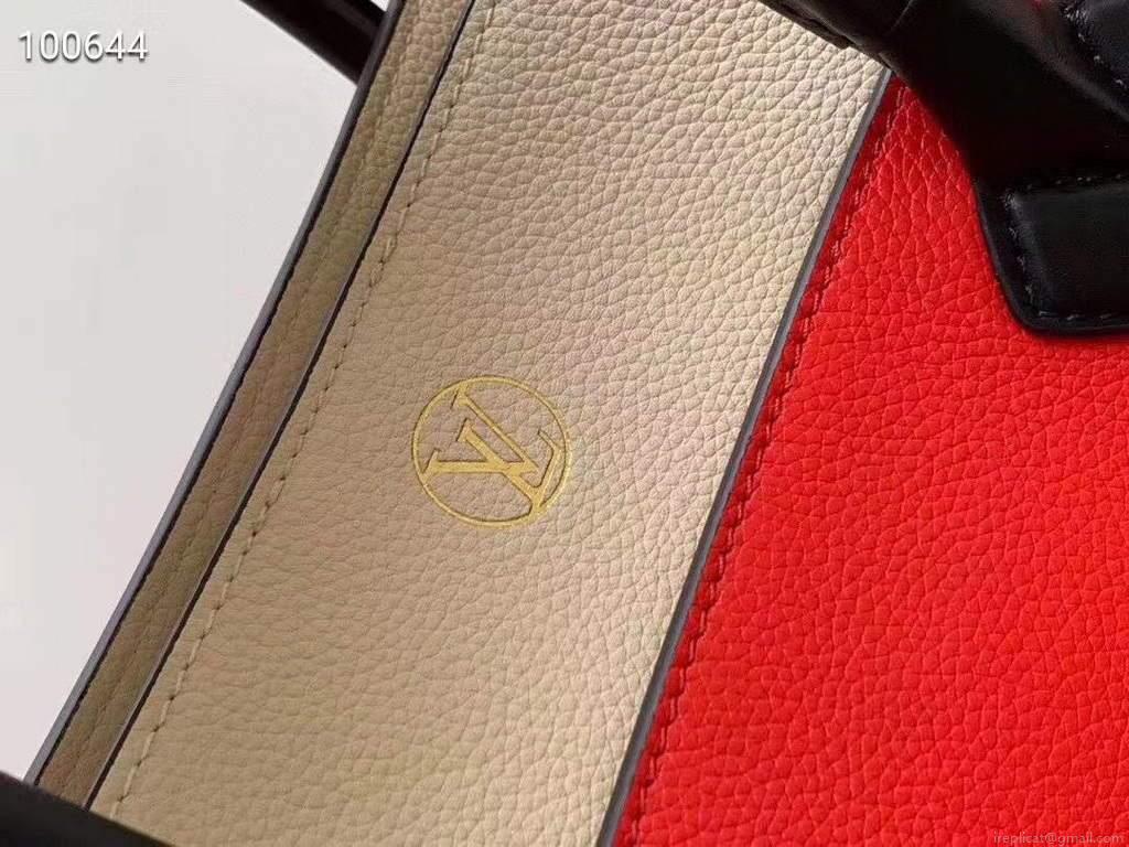 LV M53824 Louis Vuitton M55302 on my side M53826 High end Leathers Tote Bag Red