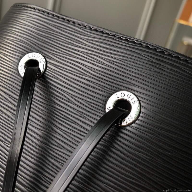 LV M54366 Louis Vuitton NÉONOÉ MM Epi Bag Black