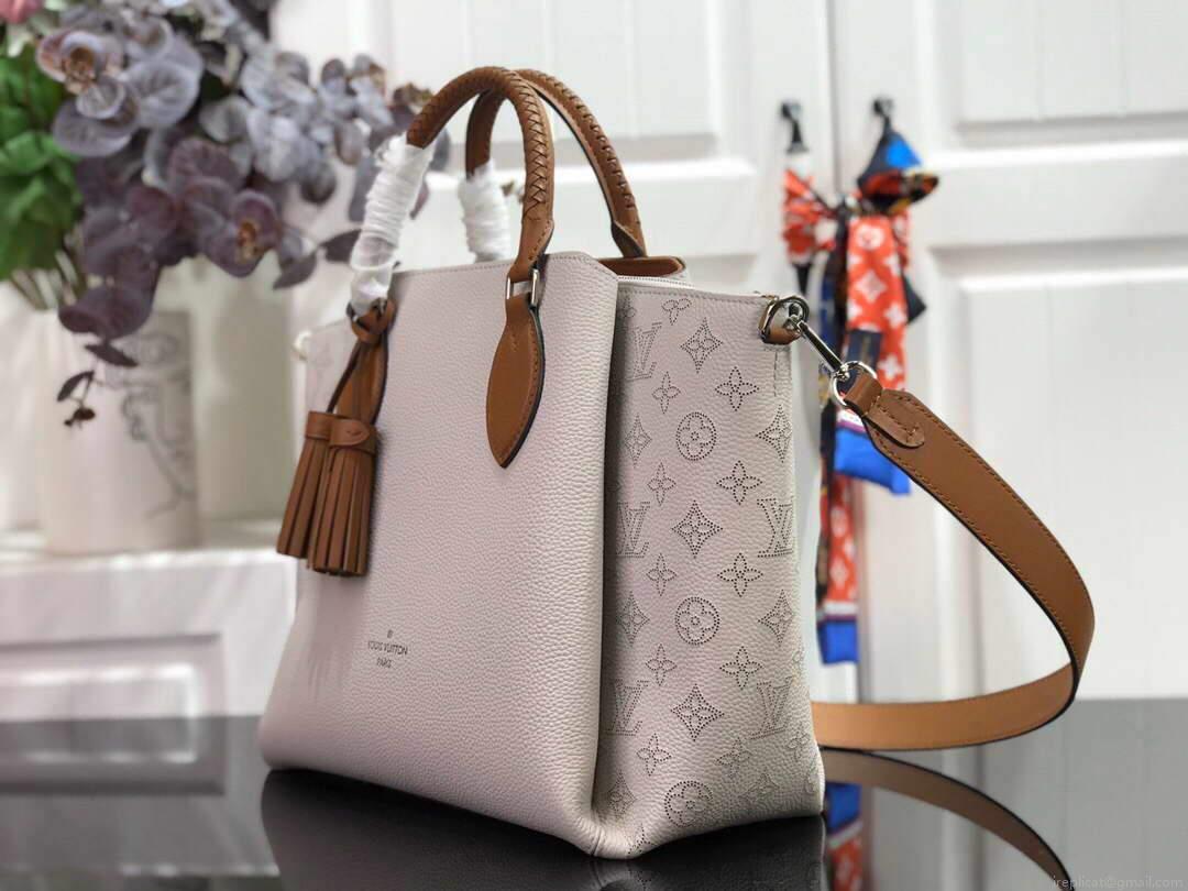 LV M55553 Louis Vuitton Haumea Mahina Bag M55031 Brume Grey