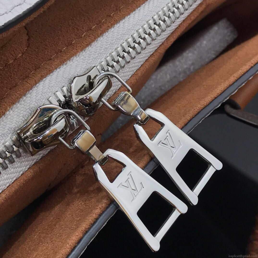 LV M55553 Louis Vuitton Haumea Mahina Bag M55031 Brume Grey