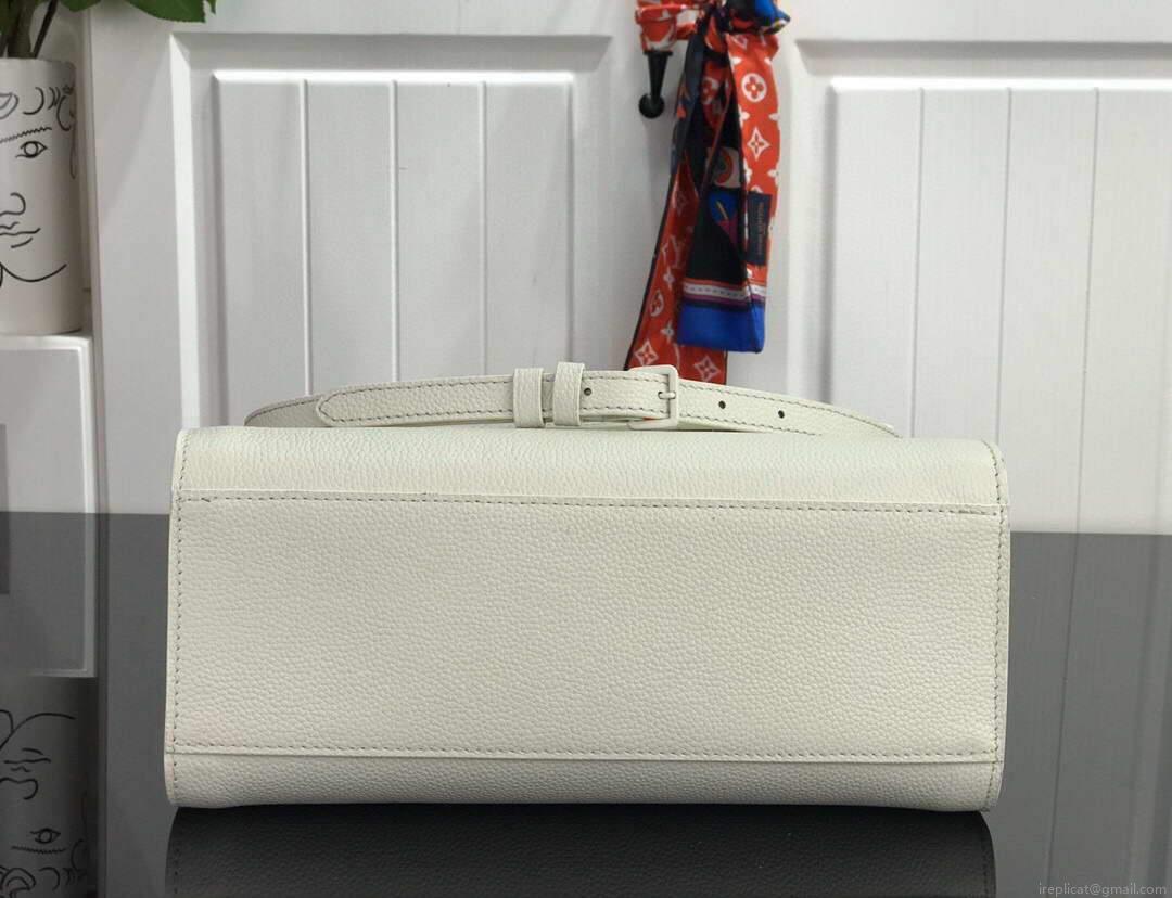 LV M55817 Louis Vuitton Lockme Tote PM Leathers M55845 Bag White
