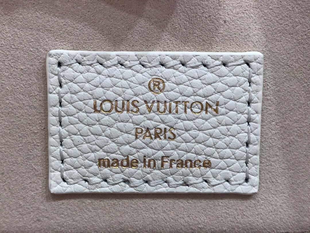 LV M55817 Louis Vuitton Lockme Tote PM Leathers M55845 Bag White