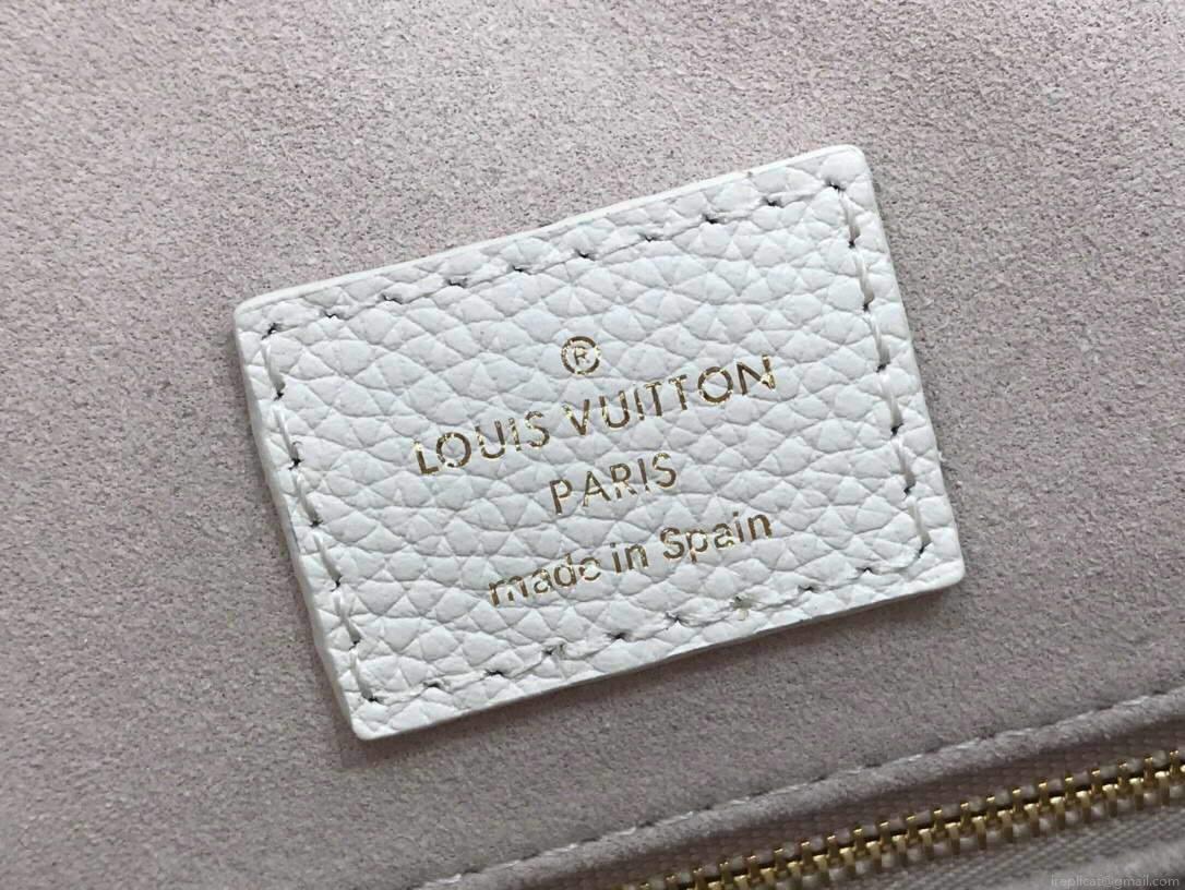 LV M55846 Louis Vuitton Lockme Tote MM Leathers M55818 Bag White