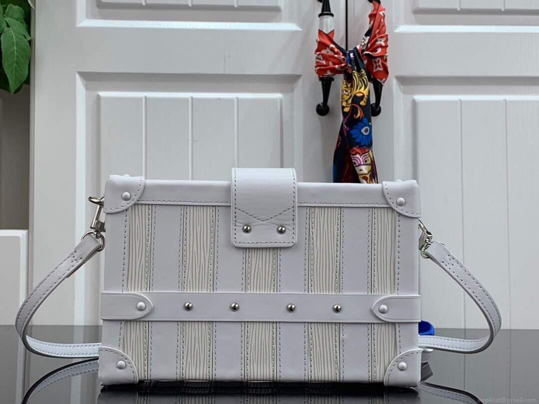 LV M55860 Louis Vuitton Petite Malle High End Leathers M55859 Bag