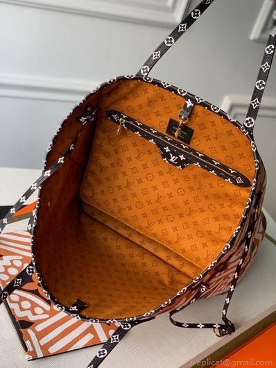 LV M56584 Louis Vuitton M56583 LV Crafty Neverfull MM Bag Caramel