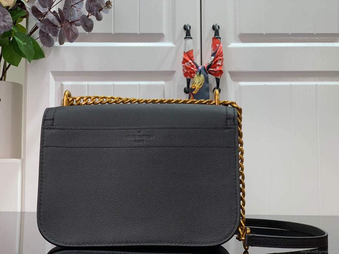 LV M57073 Louis Vuitton M57071 Lockme Chain Bag Black