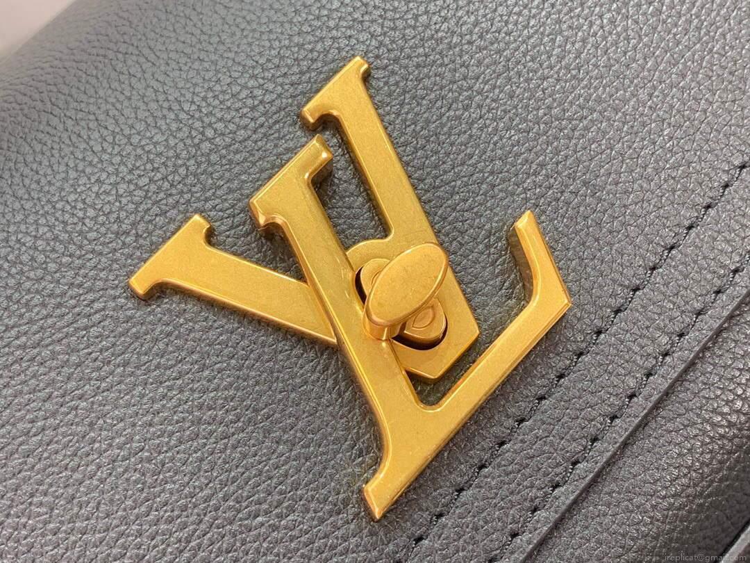 LV M57073 Louis Vuitton M57071 Lockme Chain Bag Black