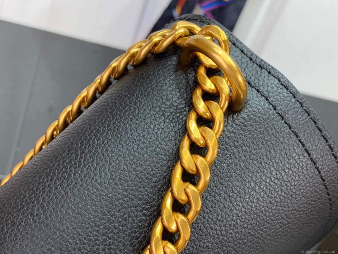 LV M57073 Louis Vuitton M57071 Lockme Chain Bag Black
