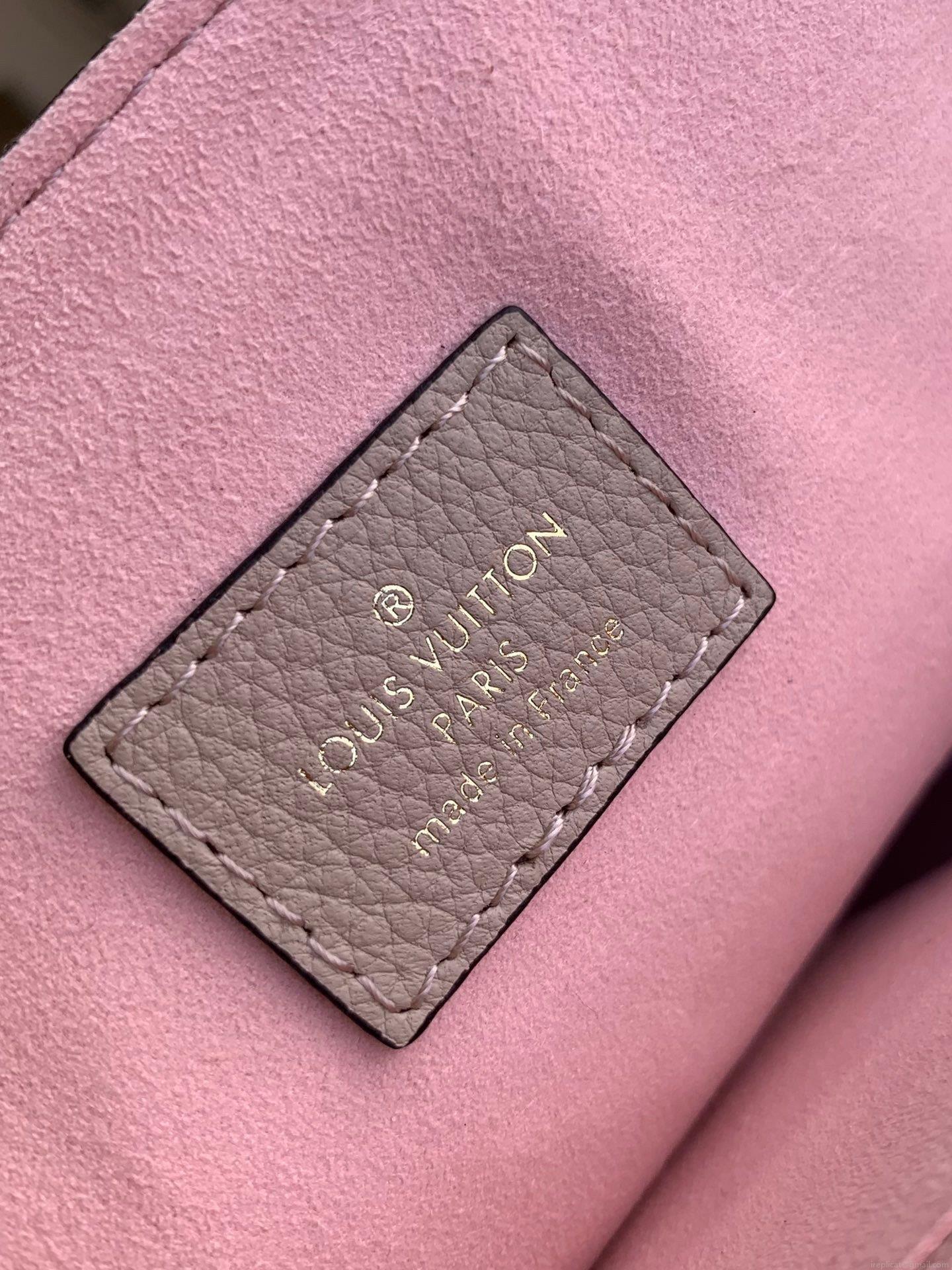 LV M57346 Louis Vuitton Lockme Shopper M57347 Bag Grained Calf Leather Greige