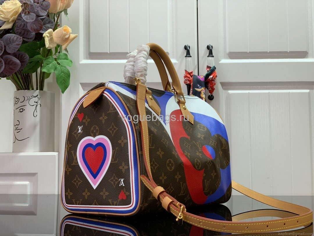 LV M57451 Louis Vuitton Game On Speedy Bandouliere 30 Bag Monogram Canvas