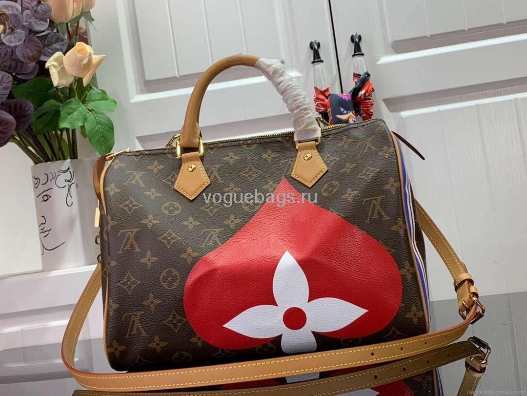 LV M57451 Louis Vuitton Game On Speedy Bandouliere 30 Bag Monogram Canvas